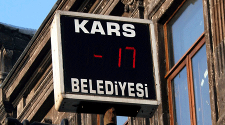 Kars'ta Soğuklar Etkisini Sürdürüyor!