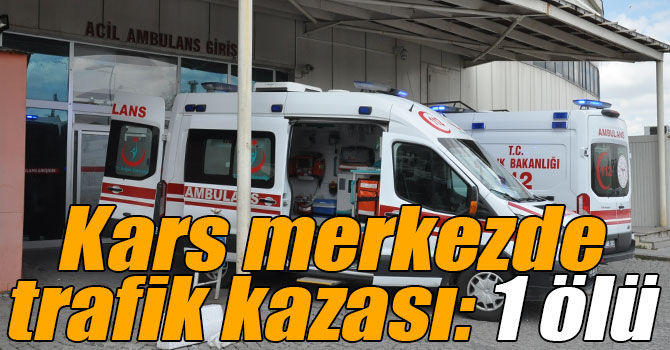 Kars şehir merkezinde motosiklet ile kamyon çarpıştı: 1 ölü!