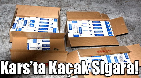 Kars’ta Kaçak Sigara!
