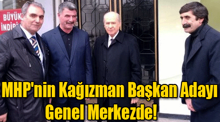 MHP'nin Kağızman Başkan Adayı Genel Merkezde!