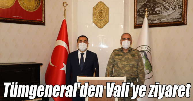 Tümgeneral'den Vali'ye ziyaret