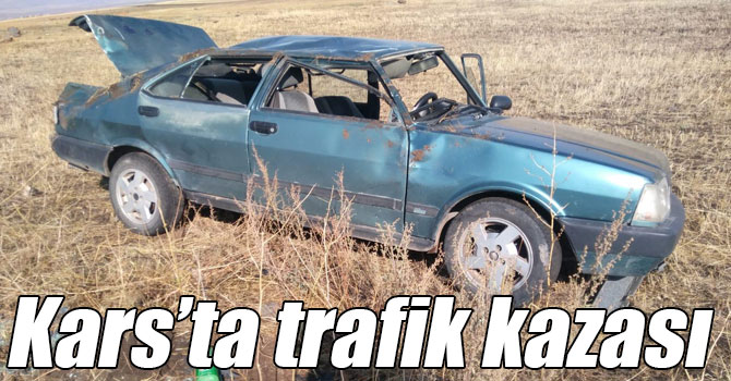 Kars’ta trafik kazası: 3 yaralı