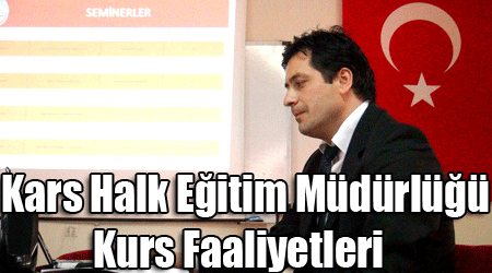 Kars Halk Eğitim Müdürlüğü Kurs Faaliyetleri