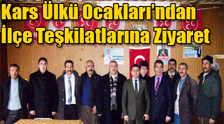 Kars Ülkü Ocakları’ndan İlçe Teşkilatlarına Ziyaret