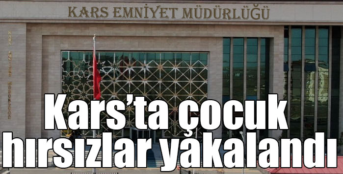 Kars’ta çocuk hırsızlar yakalandı