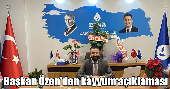 İl Başkanı Özen'den kayyum açıklaması