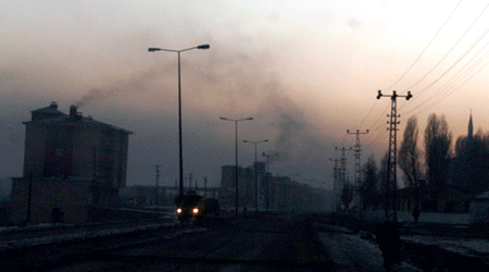 Kars'ta Hava Kirliliği!