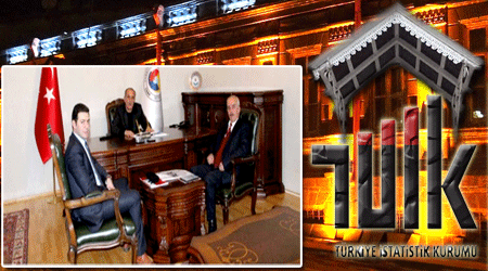 TÜİK Bölge Müdürü'nden Ötegen'e Ziyaret