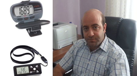 Kars Halk Sağlığı Müdürlüğü Ücretsiz Pedometre Dağıtıyor