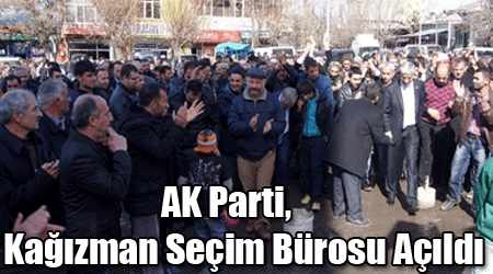 AK Parti, Kağızman Seçim Bürosu Açıldı