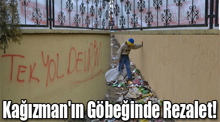 Kağızman'ın Göbeğinde Rezalet!