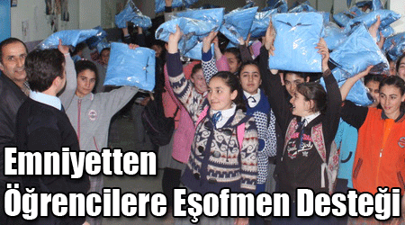 Emniyetten Öğrencilere Eşofmen Desteği