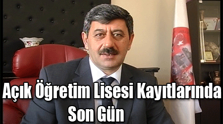 Açık Öğretim Lisesi Kayıtlarında Bugün Son Gün