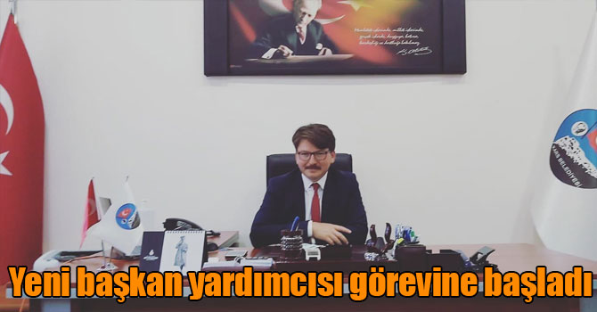 Yeni başkan yardımcısı görevine başladı