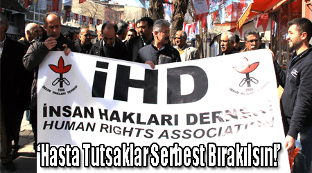 İHD: 'Hasta tutsaklar serbest bırakılsın!'