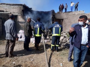Saray'da tandır evinde çıkan yangın kontrol altına alındı