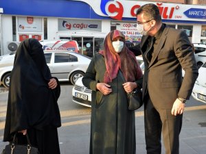 Erzurum Valisi Okay Memiş, Kovid-19 denetimlerine katıldı