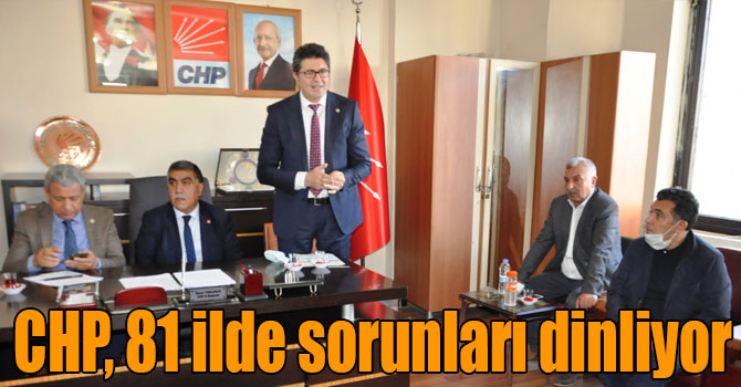 CHP, 81 ilde esnafın ve KOBİ’lerin sorunlarını dinliyor