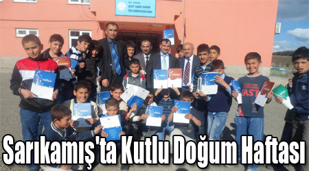 Sarıkamış'ta Kutlu Doğum Haftası