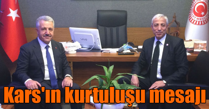 Kars Milletvekilleri Ahmet Arslan ve Yunus Kılıç'ın Kars'ın kurtuluşu mesajı