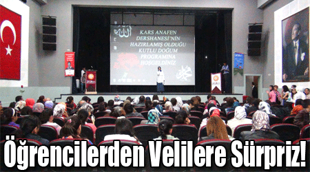Öğrencilerden Velilere Sürpriz!