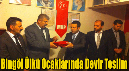 Bingöl Ülkü Ocaklarında Devir Teslim