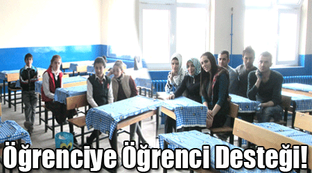 Öğrenciye Öğrenci Desteği!