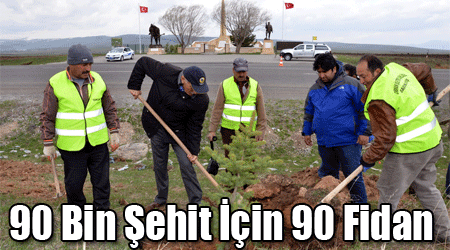 90 Bin Şehit İçin 90 Fidan