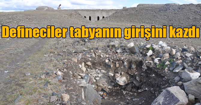 Defineciler Karadağ Tabya girişini kazdı