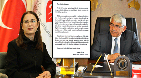 Bakan'dan Başkan'a Mektup!