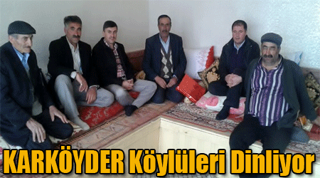 KARKÖYDER Köylüleri Dinliyor