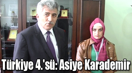 Türkiye 4.'sü: Asiye Karademir