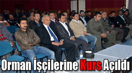 Orman İşçilerine Kurs Açıldı