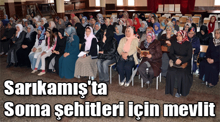 Sarıkamış'ta Soma şehitleri için mevlit