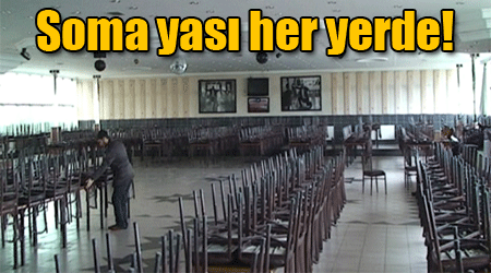 Soma yası her yerde!