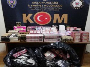 Malatya'da kaçak kozmetik ürün ele geçirildi