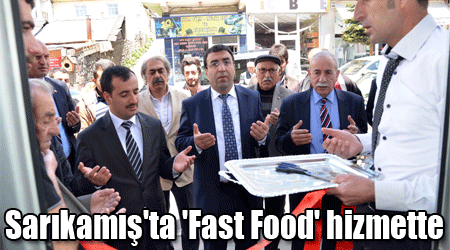 Sarıkamış'ta 'Fast Food' hizmette