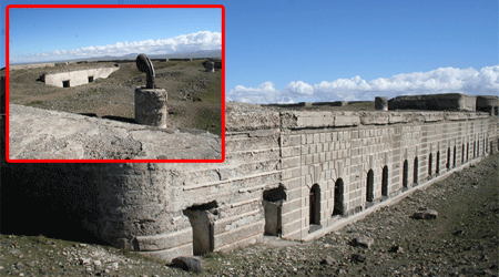 Karadağ Tabyası hayvan barınağı oldu