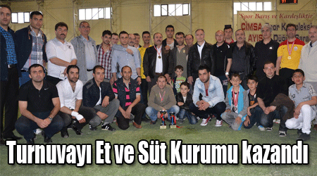 Turnuvayı Et ve Süt Kurumu kazandı