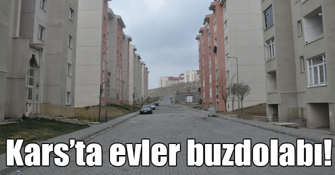 Kars’ta evler buzdolabı!