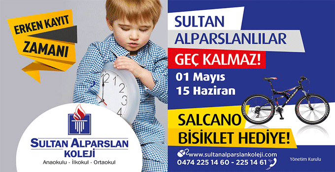 Sultan Alparslan Koleji Erken Kayıtları Başladı