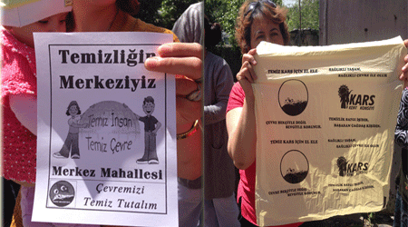 Merkez'de temizlik