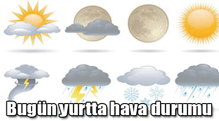 25 Haziran 2014 yurtta hava durumu