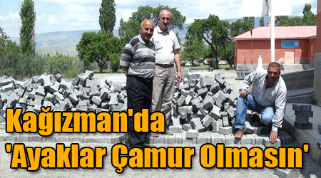 Kağızman'da 'Ayaklar Çamur Olmasın'