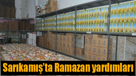 Sarıkamış’ta Ramazan yardımları