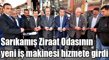 Sarıkamış Ziraat Odasının yeni iş makinesi hizmete girdi