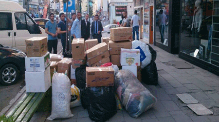 Kars'tan Türkmeneline Yardım