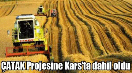 ÇATAK Projesine Kars’ta dahil oldu