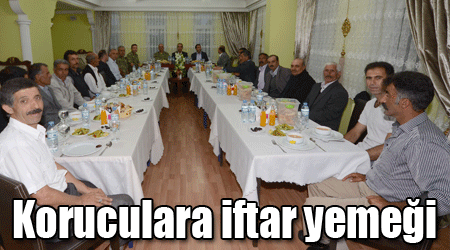 Sarıkamış'ta Koruculara iftar yemeği