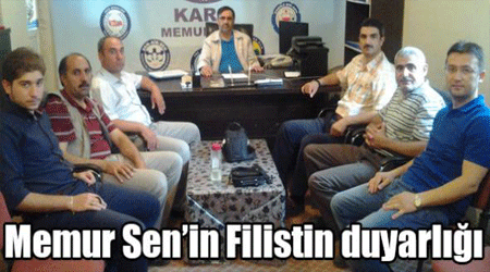 Memur Sen’in Filistin duyarlığı